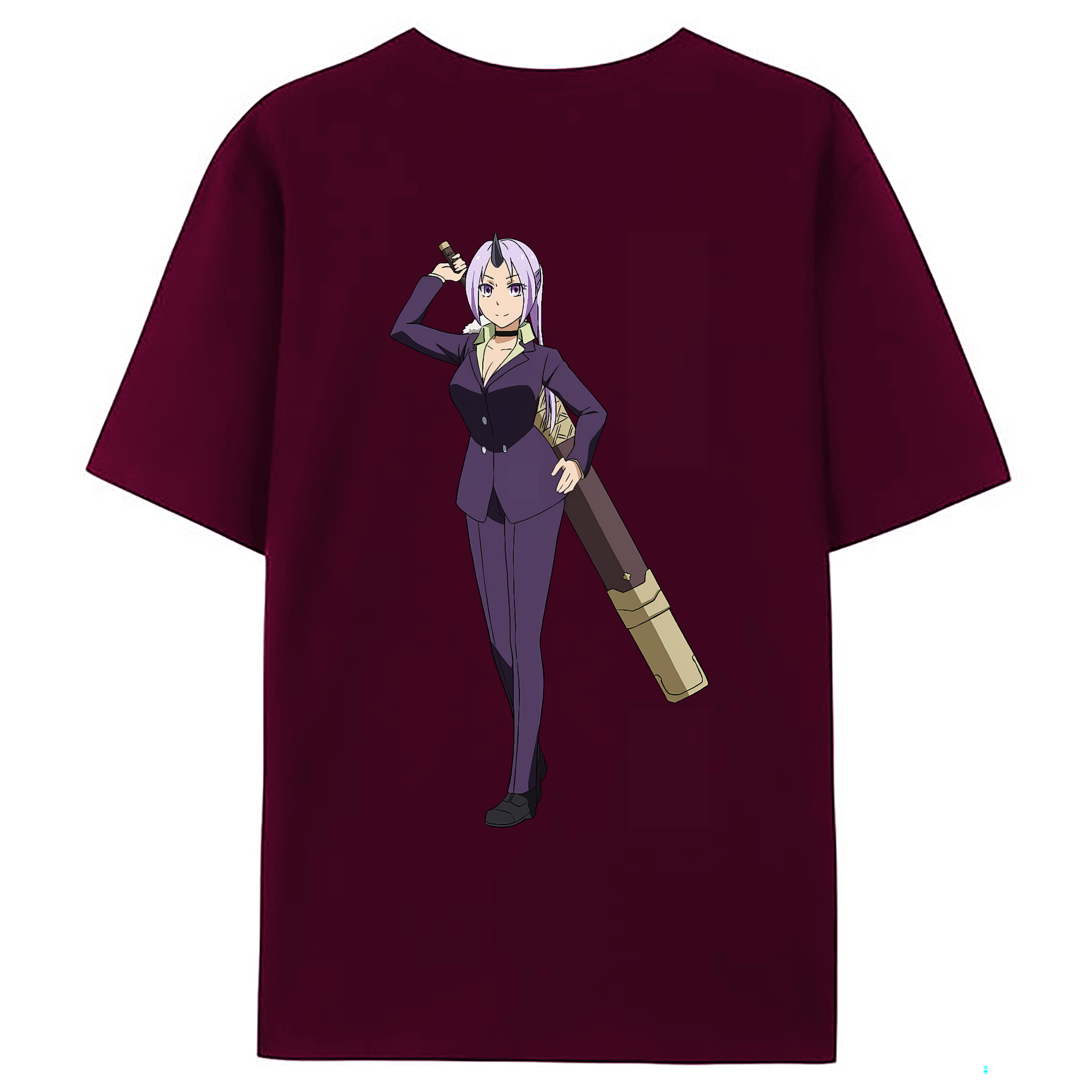 （画像用） 転スラ Regarding Reincarnated to Slime レディース半袖Tシャツ(バックプリント)